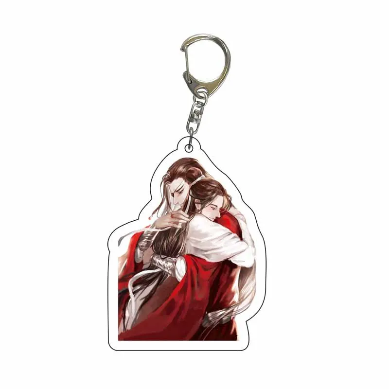 Hot Anime Animation Derivatives Xie Lian San Lang Acrylic Key Chain Exclusive Design Hobby Collectibles Gift for Best Friend