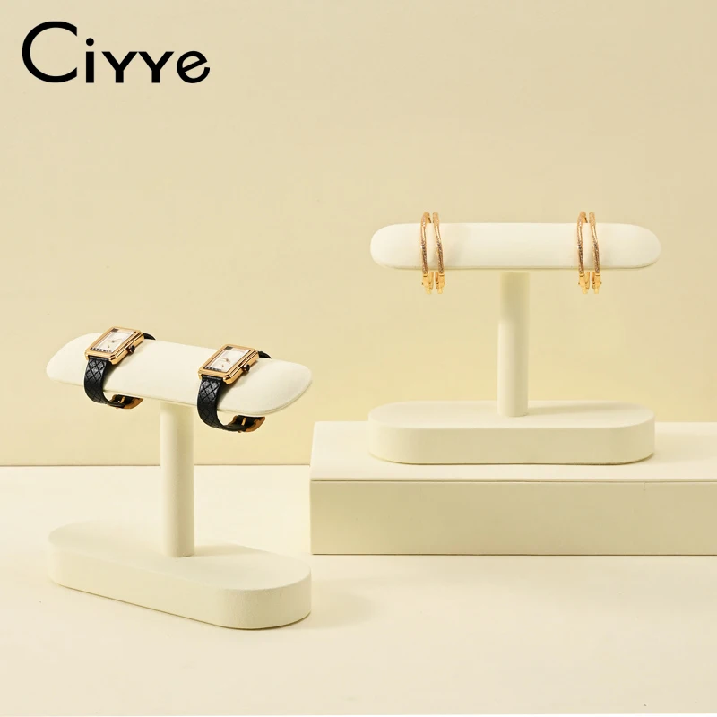 

Ciyye Light Роскошный держатель для часов из микрофибры Подставка для хранения часов Браслет Стеллаж для выставки товаров ювелирных изделий Домашний настольный реквизит для демонстрации ювелирных изделий