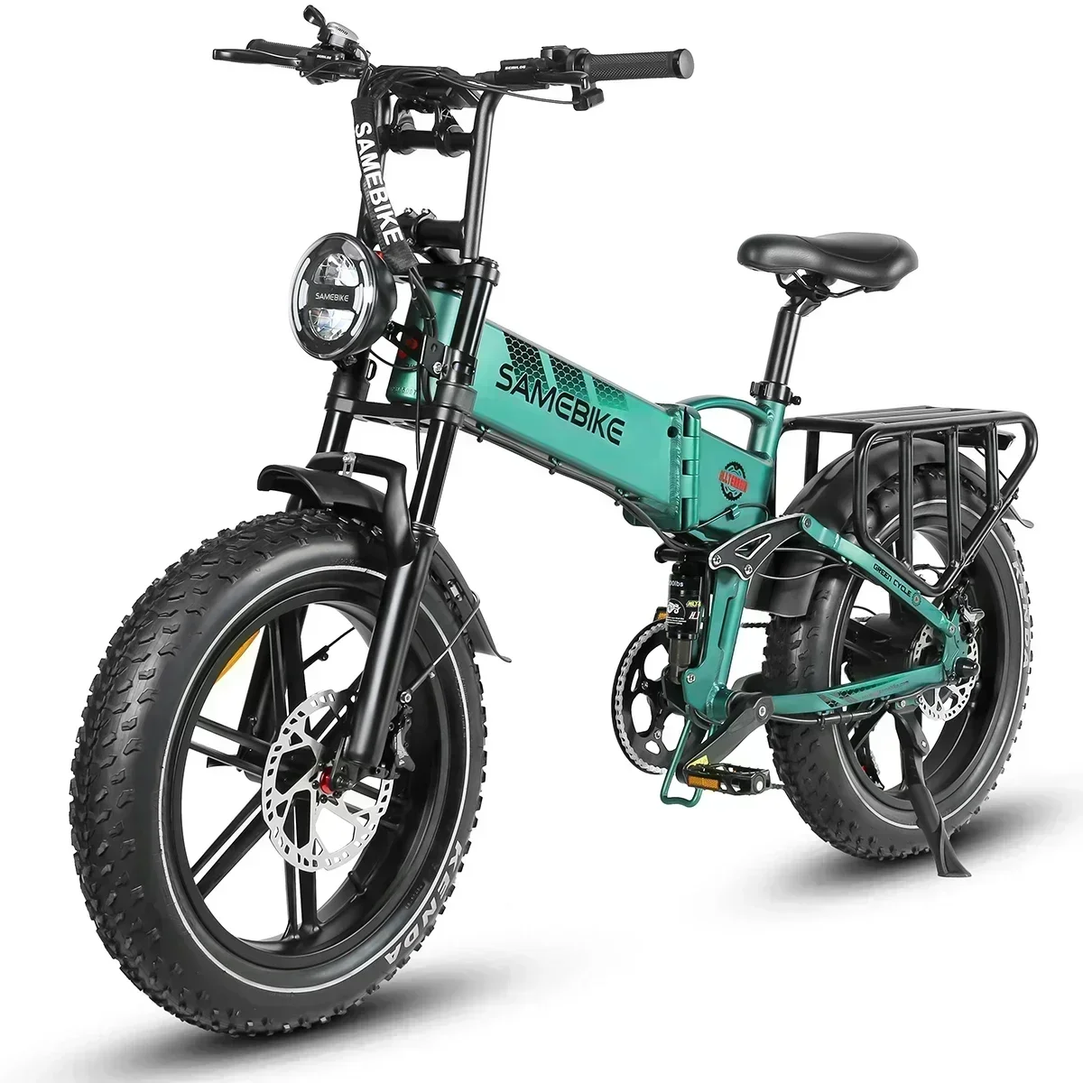 Folding RS-A02 Electric Bike 1200W Motor 48v 17ah Battery 45km/h Electric Bicycle 20 Inch Tire Suitable Mountain Riding E Bike image 4