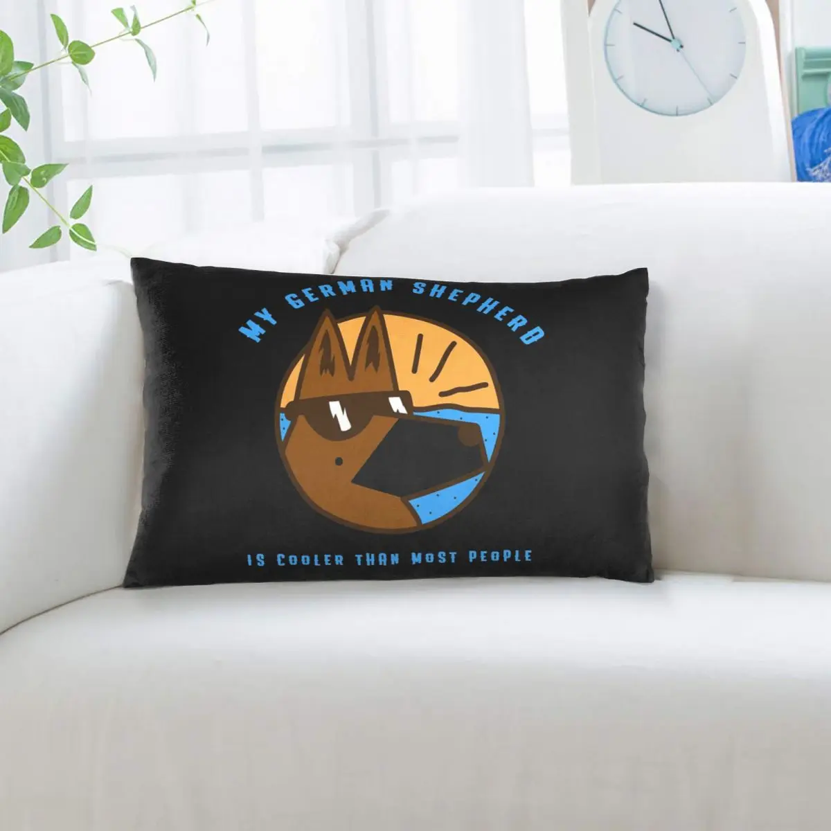 

Наволочка прямоугольной формы с изображением моей немецкой овчарки, декоративная наволочка для спальни, дома, для создания уютной атмосферы, декоративная подушка