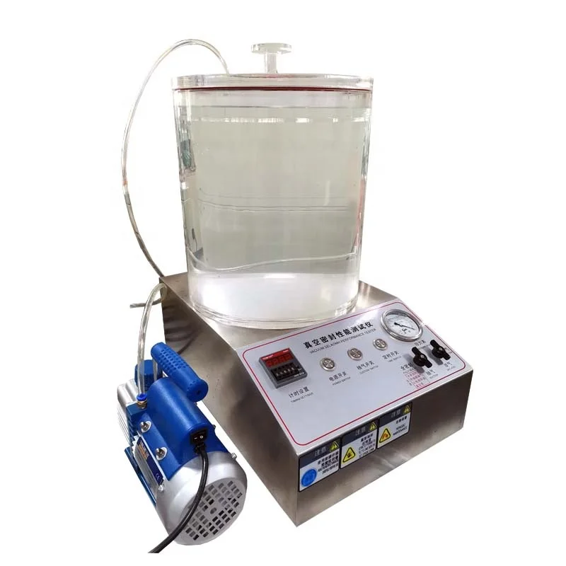 Glass Plastic Bottle Cap Leak Testing Machine