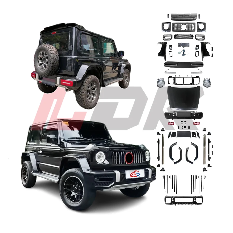 Body Kit for Suzuki Jimny Facelift To AMG G63 G class Car Accessories Sport Model Bodykit Upgrade Modified Kit