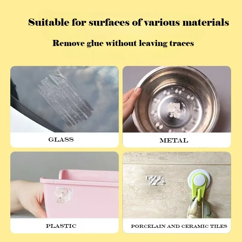 Multi-Purpose Adhesive Remover Wipes, One Second Glue Removal for Car & Home, Sticker Tape Residue Cleaner - Detail 1