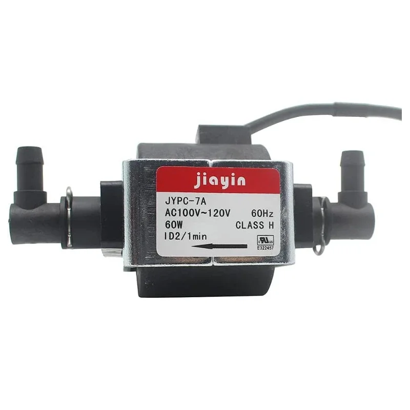 JYPC-7A AC 100V - 120V 60W 2400cc/min 2bar Water Electromagnetic Solenoid Water Pump for Boiler Water Liquid