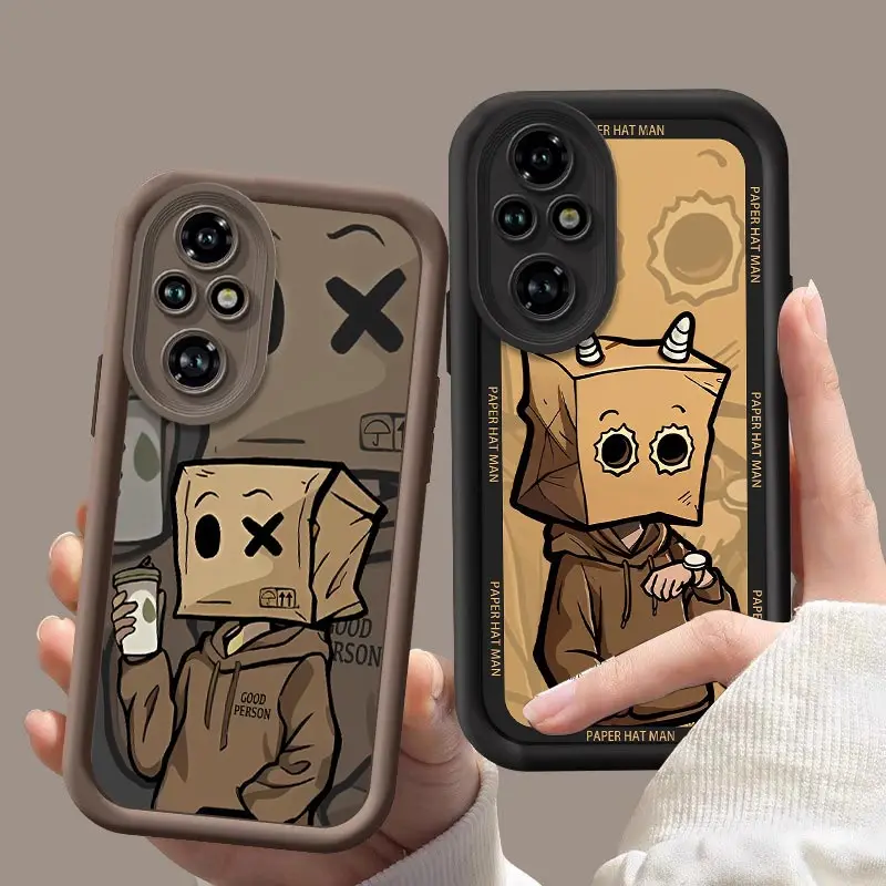 200 PAPERHATMAN Phone Case For Honor 90 70 Lite X50i 50 SE X40i X30 X9A X9 9X X8 X7 X6 X5 Shockproof Bumper Soft Cover