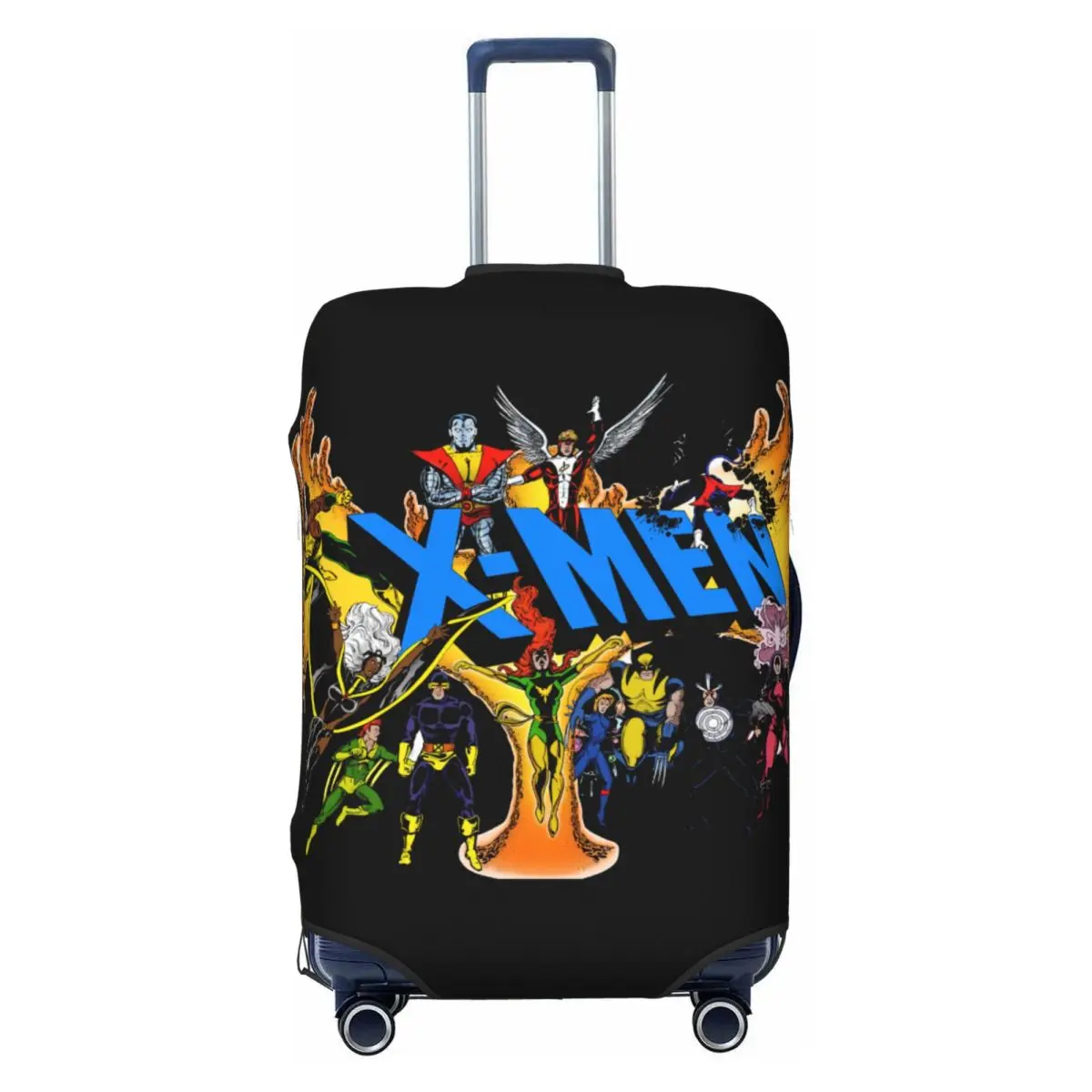 

Custom X-Men Superhero Wallpaper Suitcase Cover Dust Proof Luggage Protective Covers for 18-32 inch
