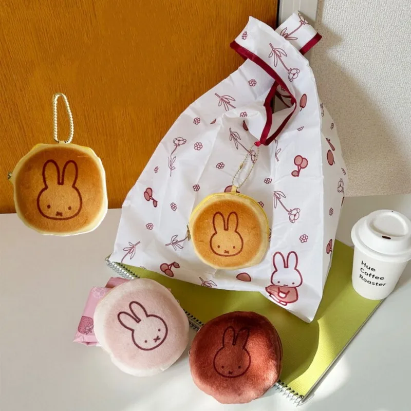 

Miffy Anime Cartoon Kawaii Tote Bag Portable Folding Storage Bag Storage Pouch Handbag Eco-friendlyBag Household Goods Shopping