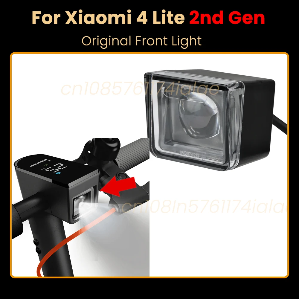 

Original Front Light Headlight for Xiaomi 4 Lite 2nd Gen Electric Scooter Front Lamp Led Light KickScooter Accessories Parts