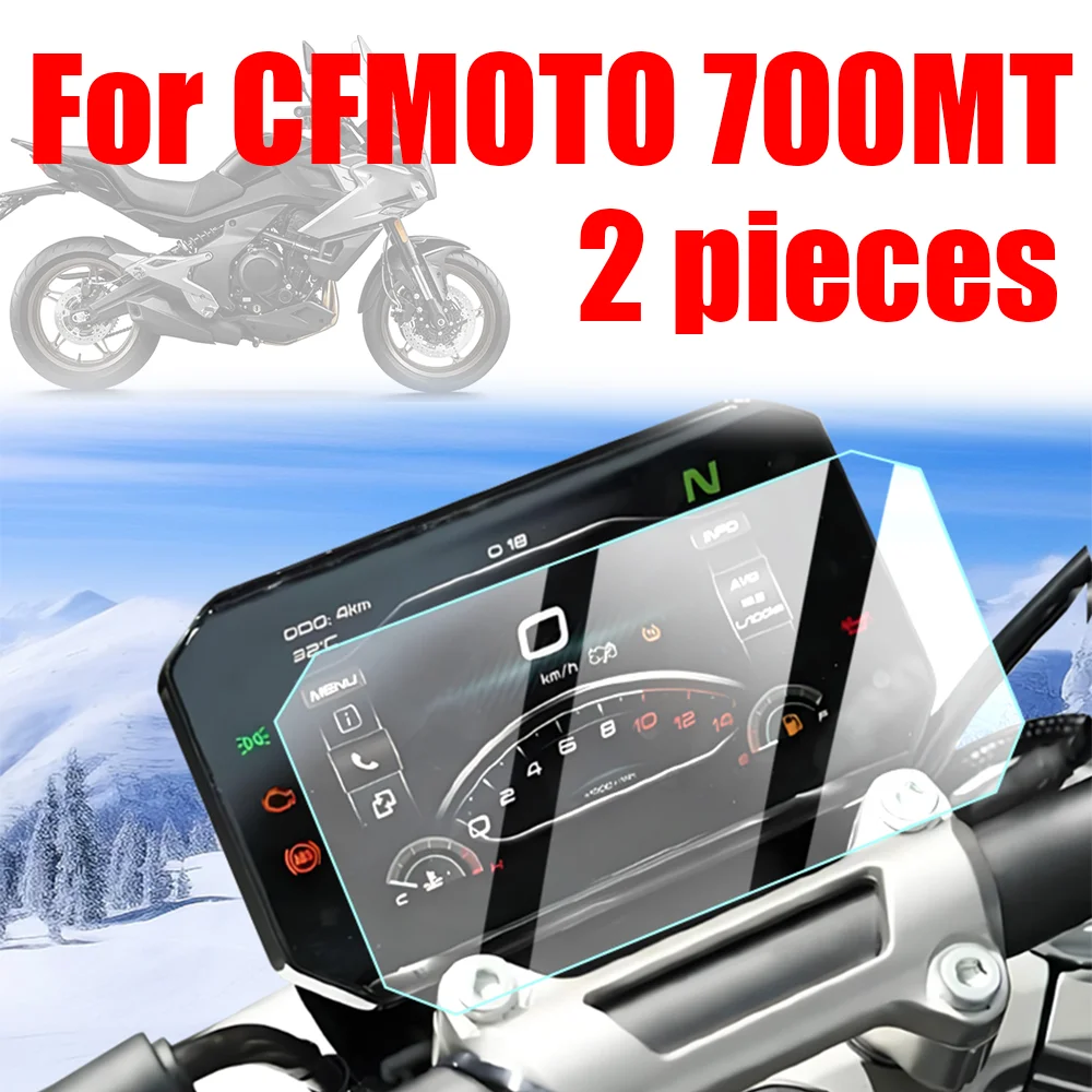 

For CFMOTO CF MOTO 700MT MT700 MT 700 MT 2023 2024 Accessories Cluster Scratch Protection Film Dashboard Screen Protector