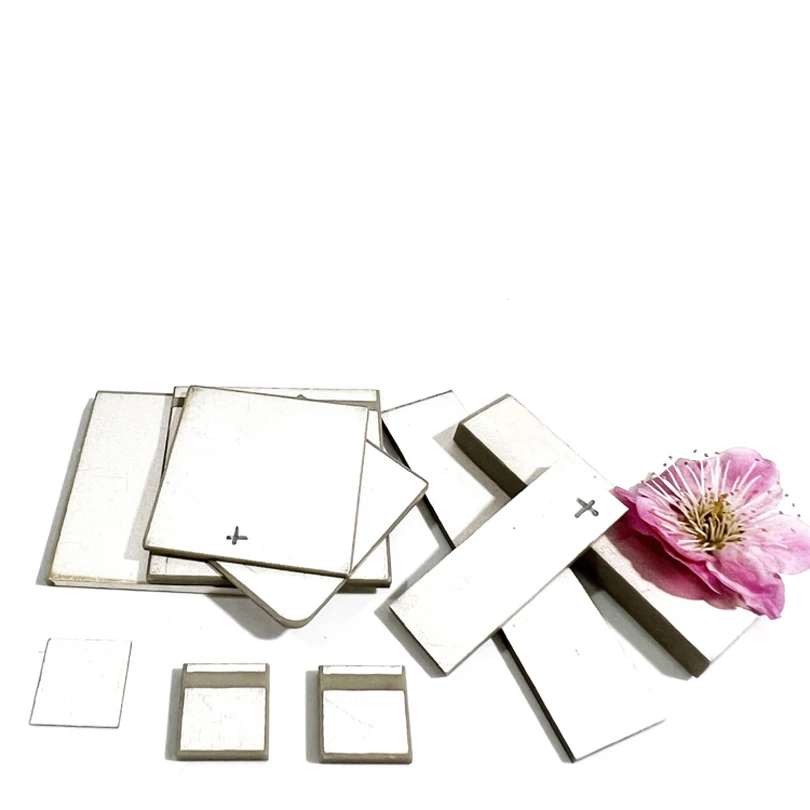 100Pcs/Lot 40mmX20mmX1mm PZT4 PZT Piezoelectric Piezo Ceramic Square 6