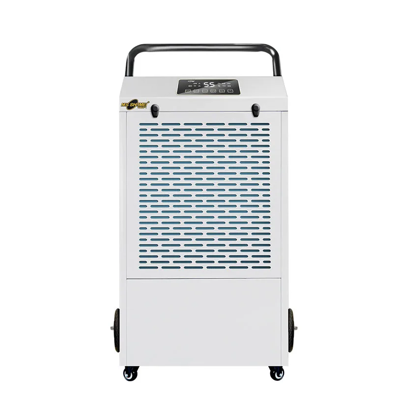 60L Commercial Dehumidifier Air Dryer Dehumidifier Portable For Basements Warehouse Workshop