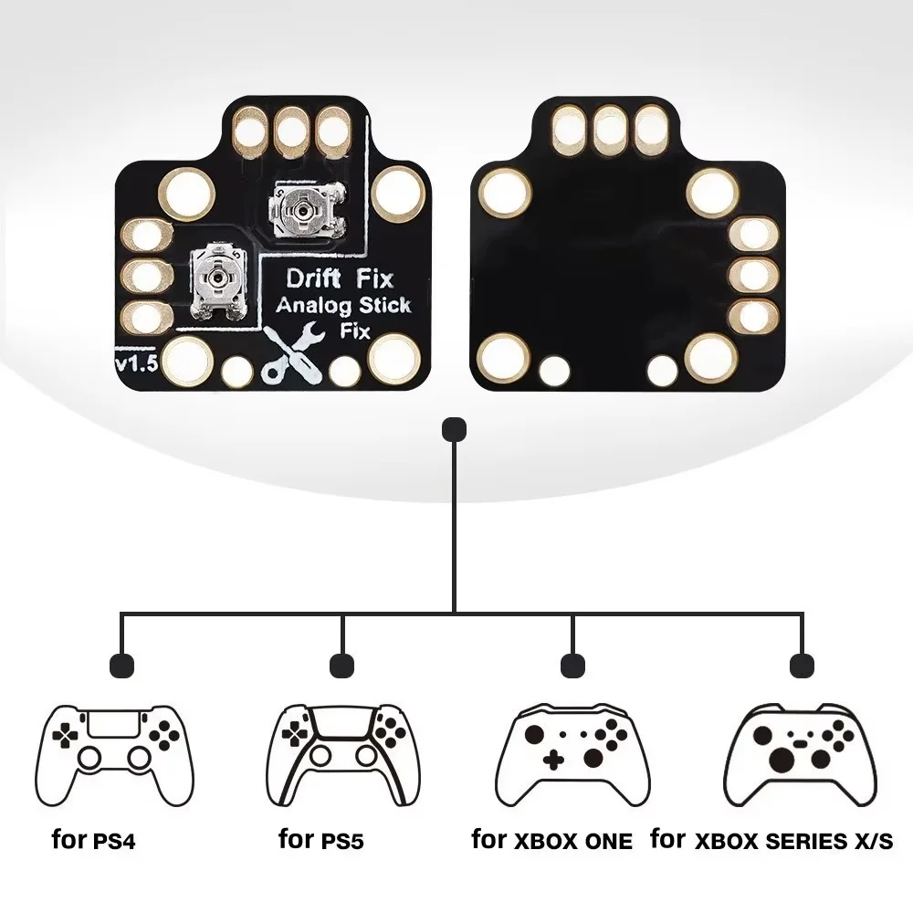 10pcs Gamepad Joystick Drift Repair Board Controller Analog Thumb Stick Drift Mod Fix for PS5/PS4/Xbox One/Series X/S