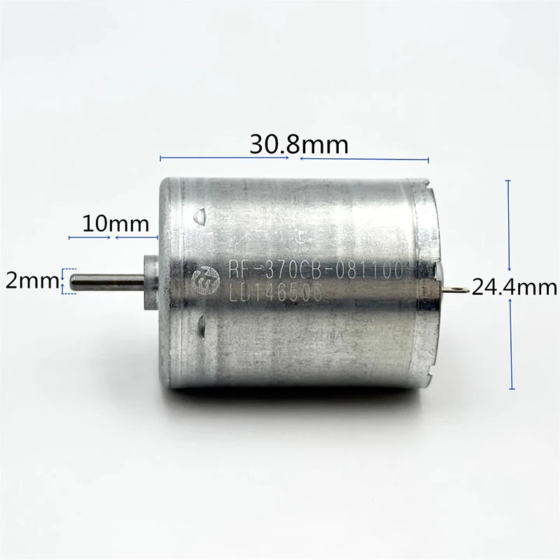 

MABUCHI RF-370CB-081100 Mini 370 Motor DC 12V 18V 24V 3750RPM Low Current Metal Brush Micro 24mm Electric Motor DIY Car Parts