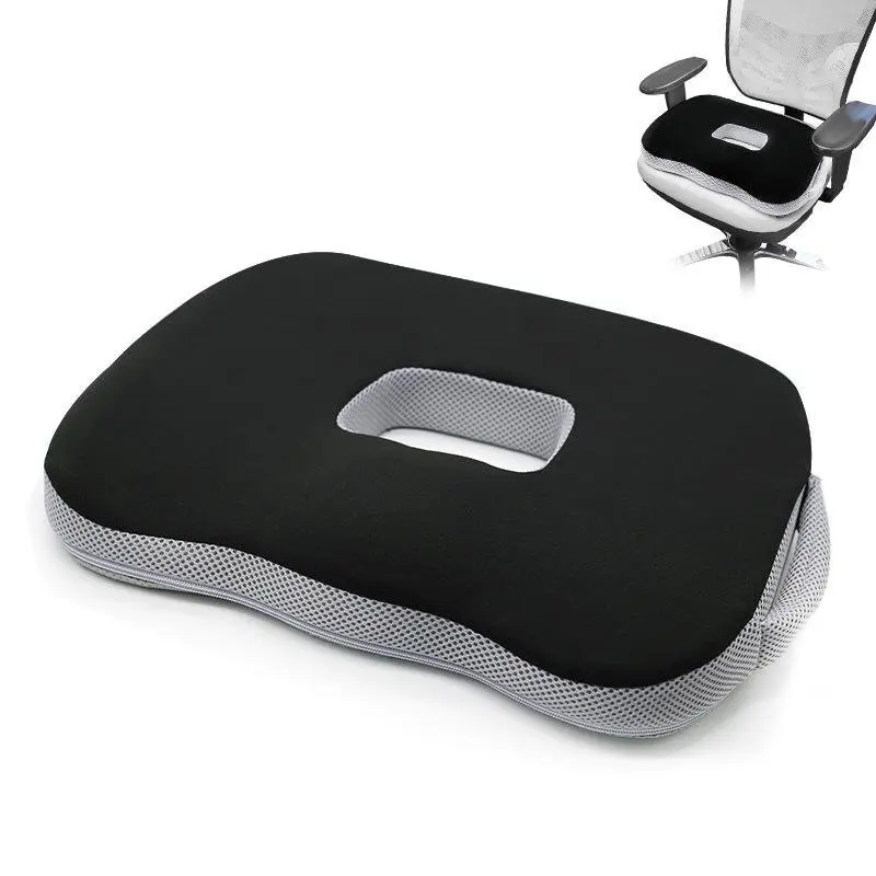 New Travel Seat Cushion Memory Foam U-Shaped Pillow for Chair Cushion Pad Car Office Hip Support Massage Orthopedic Pillow