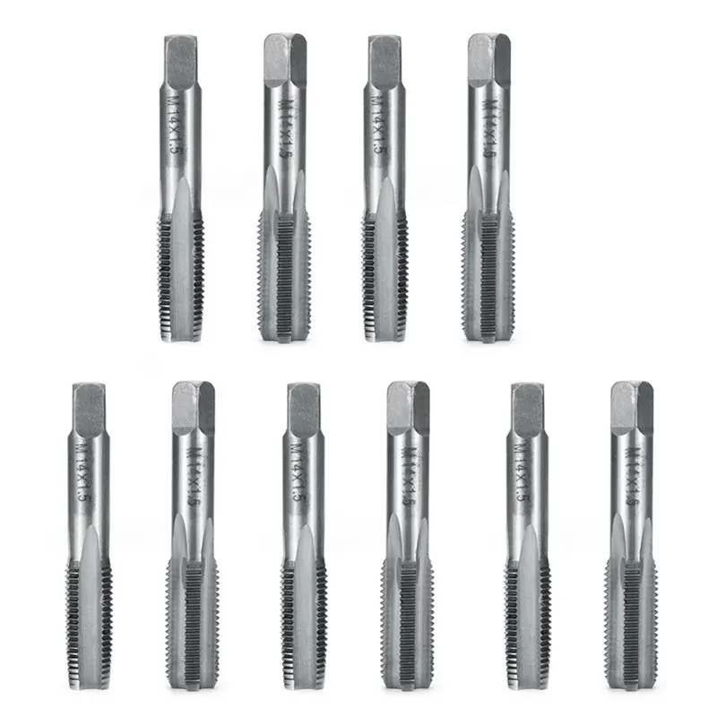 

【ALLOWANCE】Right Screw Taps 5 Pair Straight Fluted Fine Thread Metric Hand Tap Drill Thread Forming Machine Tap Bits