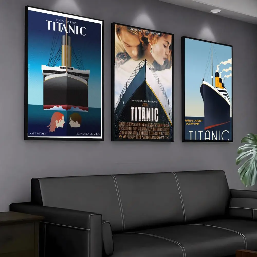 classic movie T-Titanic-C Painting Calligraphy Artwork for Home Bedroom Office Wall Decoration Gift