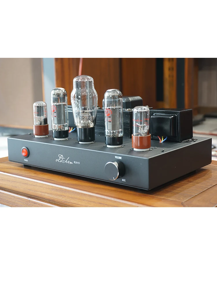 Oldchen-Tube hifiパワーアンプ、EL34-B、純粋なクラスA、手作り、家庭