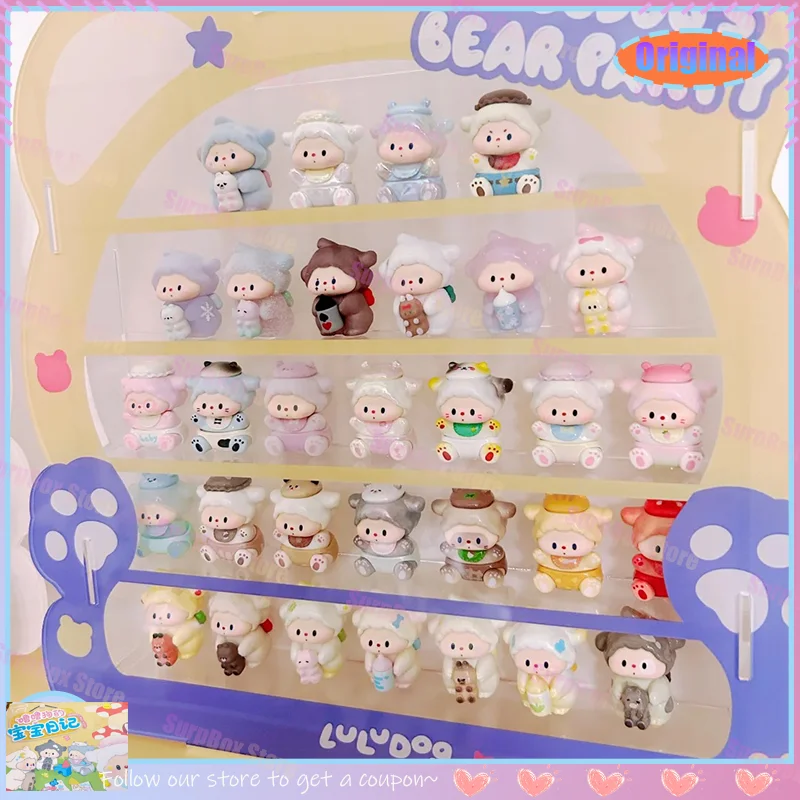 

Подлинная детская дневник Lulu Dog 3,0, слепая коробка третьего поколения, игрушка 3 см, милая кукла-грануля, настольное украшение, модная коллекционная фигурка