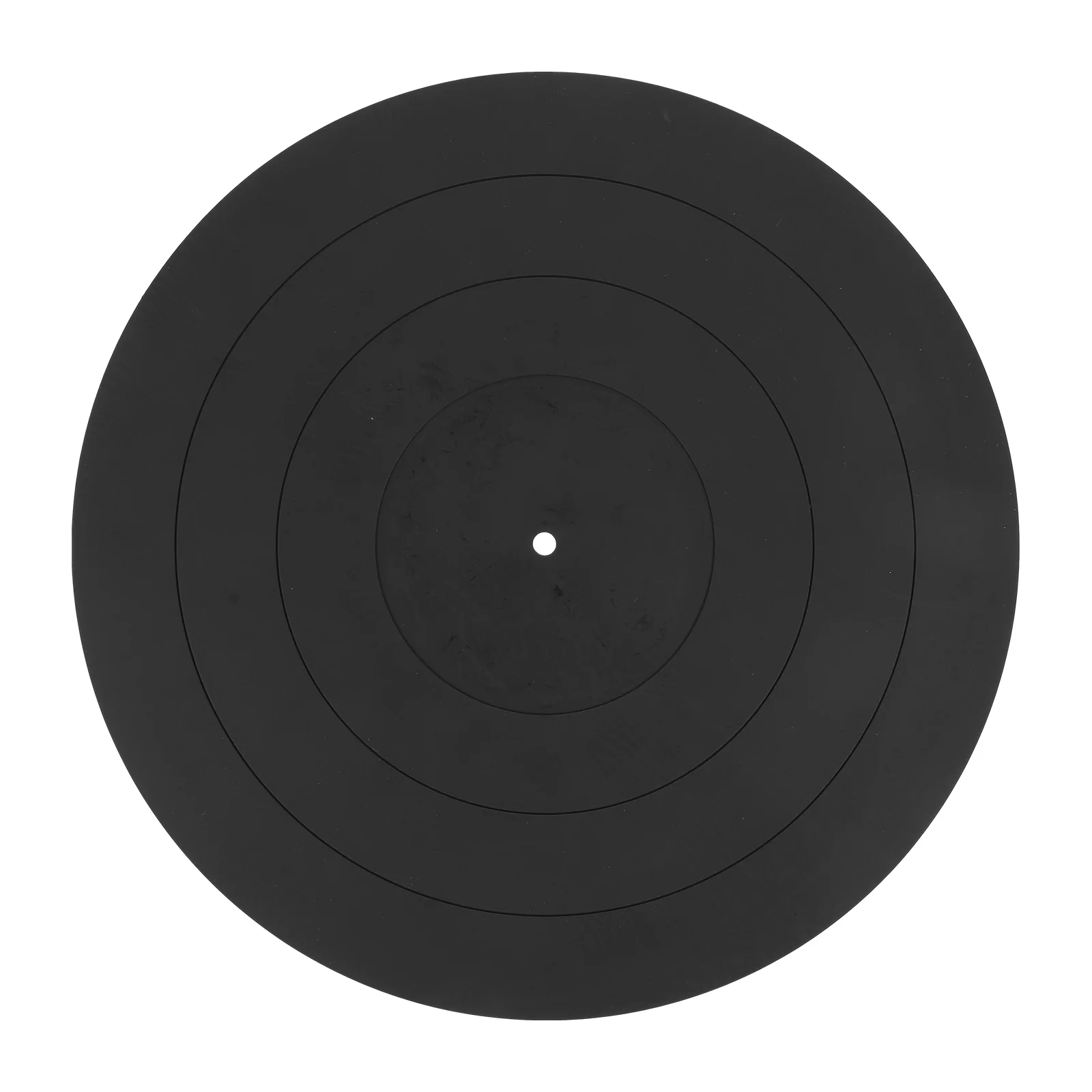 

Disc Silicone Record Mat Vinyl Supply Home Non-slip for Protective Turntable Pad Black
