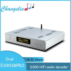 HiFi Audio Dual-core 2* ES9038PRO USB DAC Decoder Board TCXO XLR RCA Output