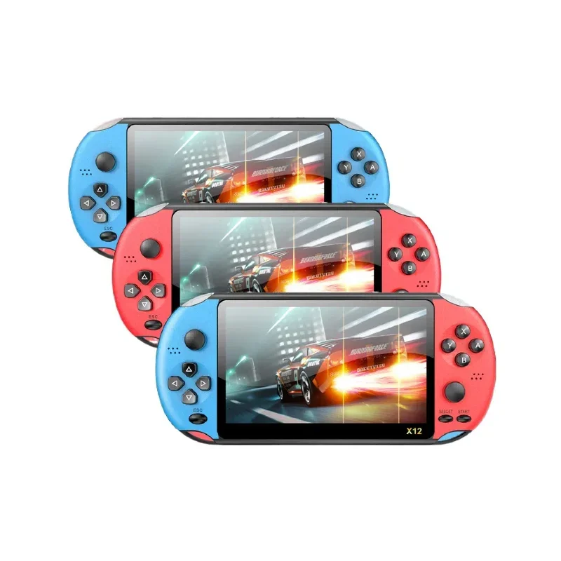 X514 2022 Hot Portable X12 Classic Retro Video Game Consoles 5.1 Inch Hd Display Handheld Game Players