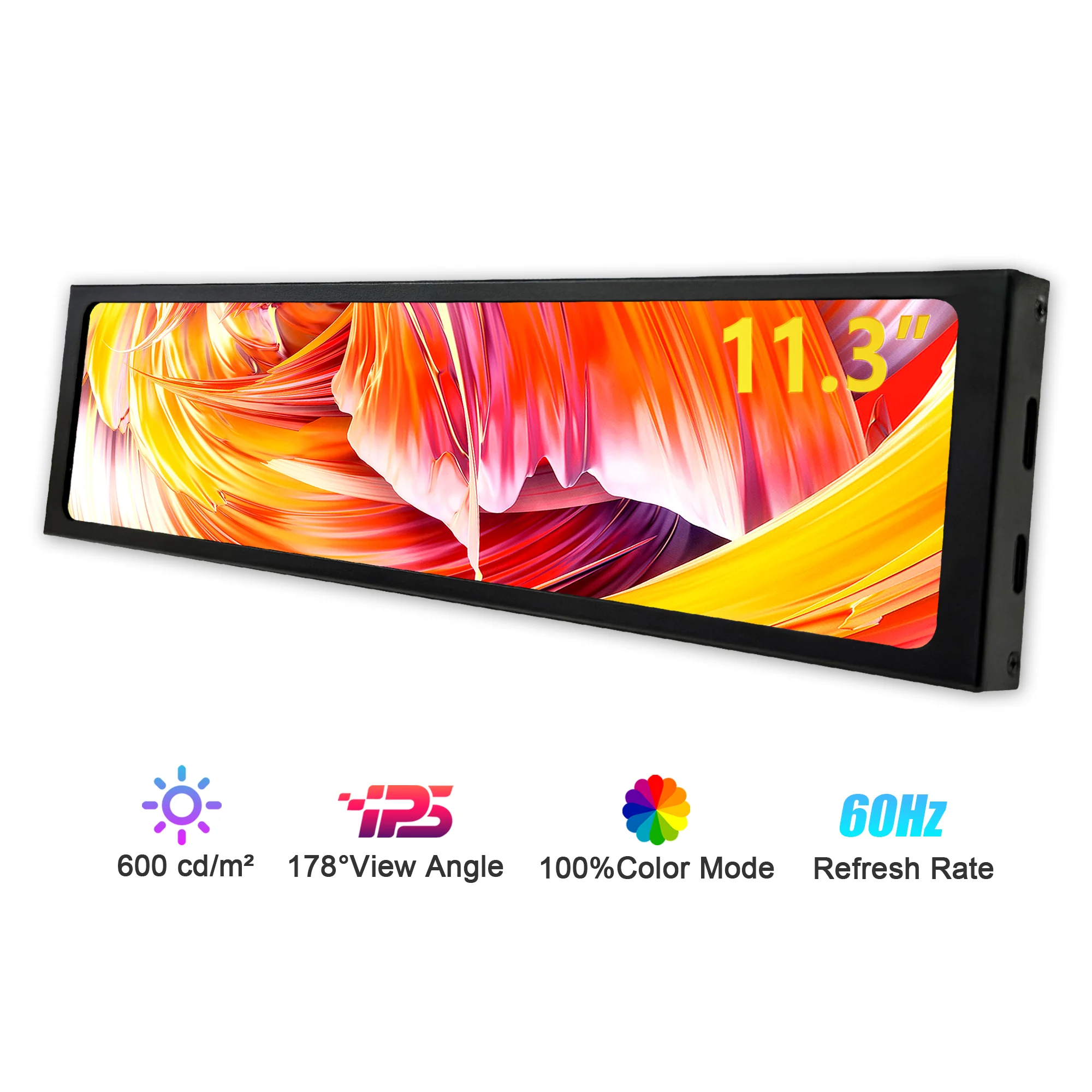 11.3 Inch Mini Portable Monitor 1920x440 Bar IPS Screen Stretched Strip for Computer Not Compatible with AMD Integrated Graphics