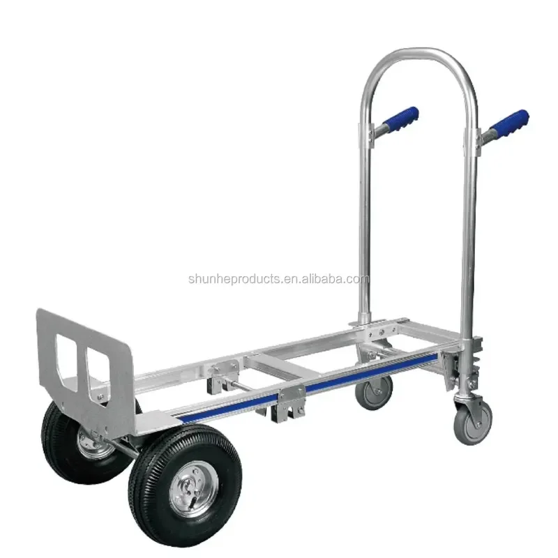 Portable Aluminum Folding Platform Truck with Silent Wheels 200KG-250KG Capacity