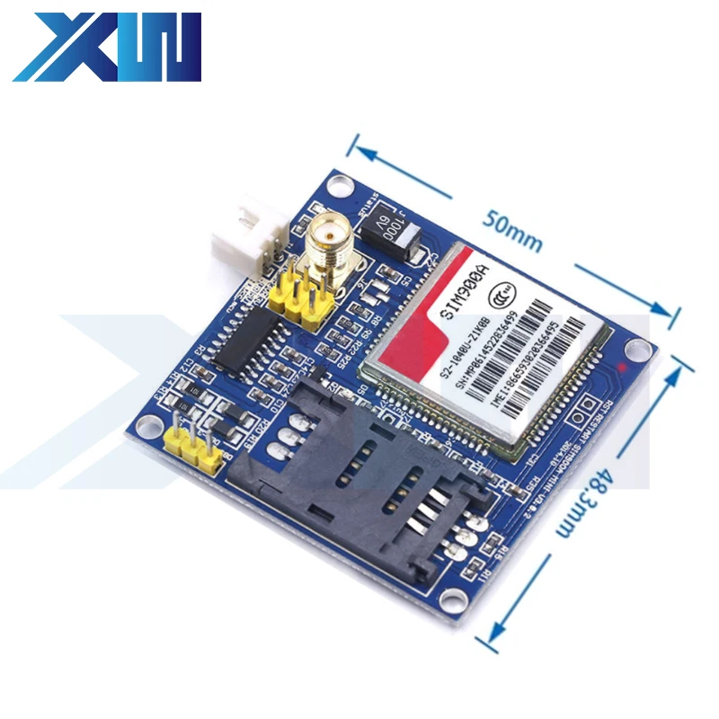 SIM900A SIM900 MINI V4.0 Wireless Data Transmission Module GSM GPRS Board Kit w/Antenna C83