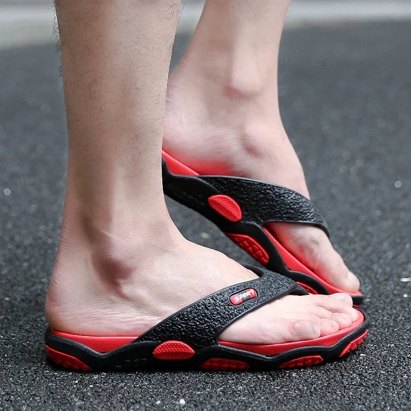 New Summer Fashion Mens Flip Flops Casual Slippers Indoor and Outdoor Slippers