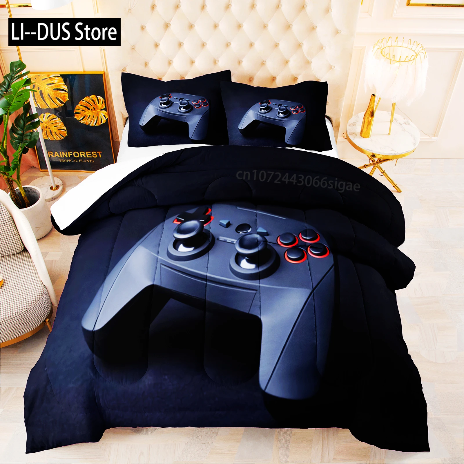 

Gamepad Bedding Set For Bedroom Soft Modern Bedding Set Comefortable Kids Duvet Cover Video Game Quilt Cover And Pillowcase