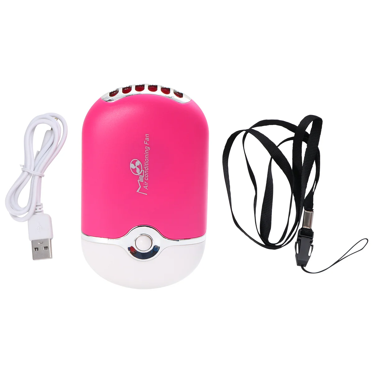 

For Eyelash Extension Quick Dry Rose Red Usb Rechargeable Air Conditioning Blower Quick Dry Fan Mini Usb Fan