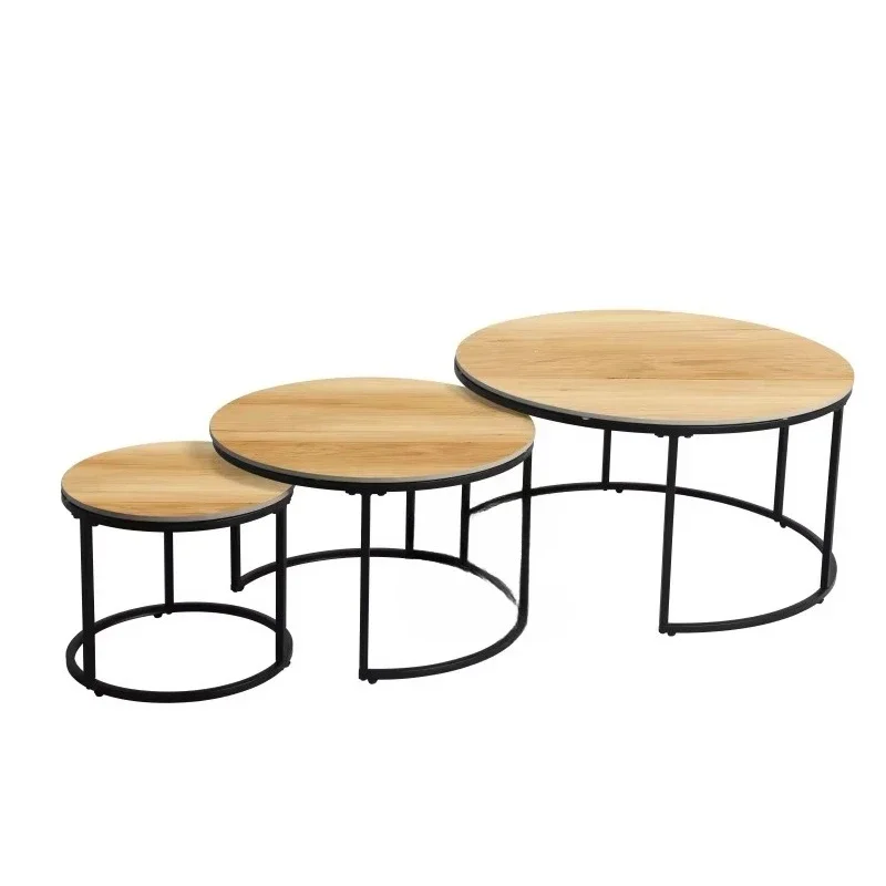 

Современный комплект мебели для гостиной: деревянная тумба под телевизор и журнальный столик с панелями под дерево для украшения дома.