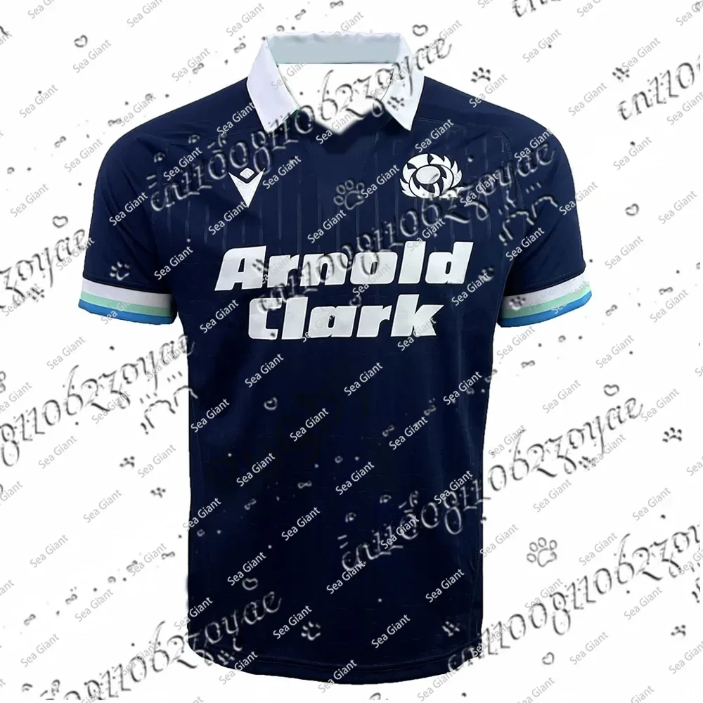 

Scotland Rugby Jersey Clothes Player Men Kids Children Train Polo T Shirt Team Boys Tee Teenager Home Away Club Top Fans 2024_25