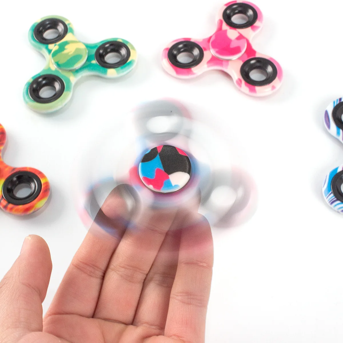 Colorful Hand Spinner EDC Fidget Spinner Rainbow Spiner Anti-Anxiety Toy For Spinners Focus Relieves Stress ADHD Finger Spinner