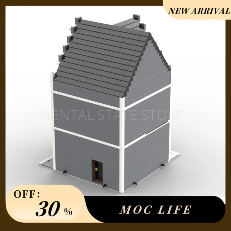 [4508PCS] Dostosowane MOC The "Flying Dutchman" Inn Kreatywny zestaw klocków budowlanych STEM Zabawki edukacyjne DIY Zestaw modeli konstrukcyjnych