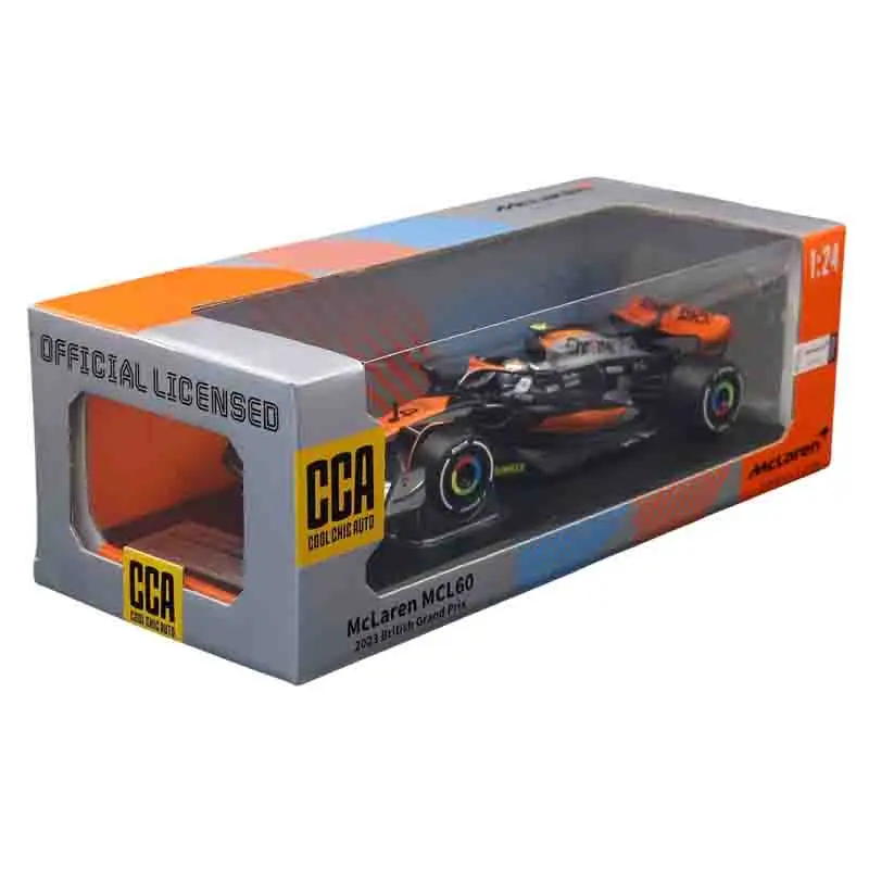 ccaマクラーレンmcl60レーシングカーモデル1-24スケールf1シーズン大ヒット商品カラフルアンバーアロイ玩具