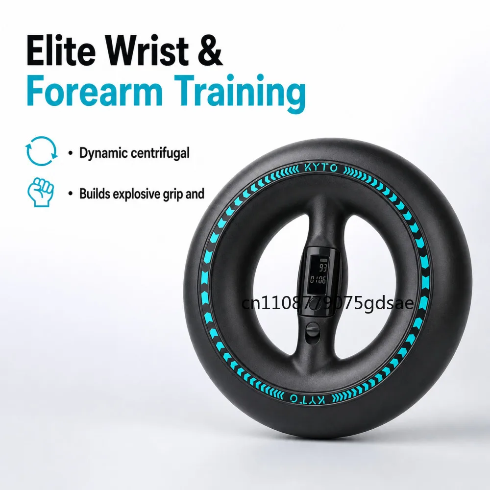 Wrist Stretcher Arm And Hand Power Circle Muscle Strength Training Device Electric Gyro Hand Exerciser Centrifugal Ball Timer