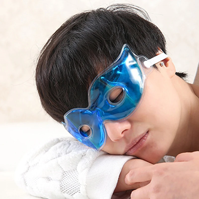 Masque pour les yeux en Gel pour l'élimination des cernes, soulagement de la Fatigue oculaire, refroidissement chaud et froid, soulagement apaisant, yeux fatigués et maux de tête, coussin relaxant, TSLM1