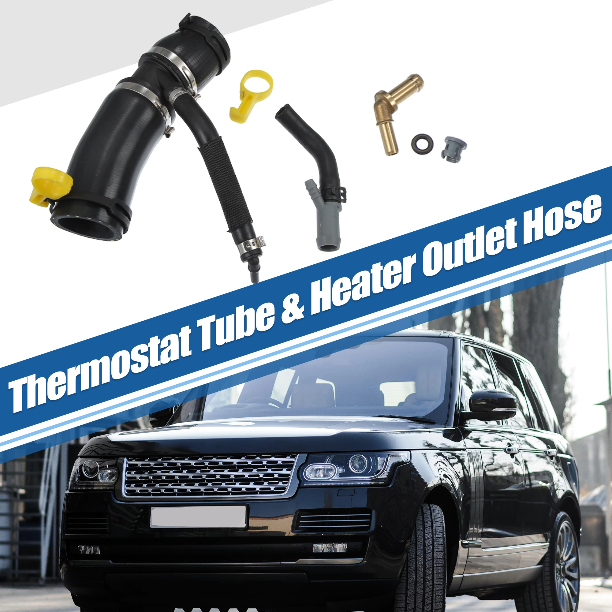 

UXCELL Трубка термостата Корпус дроссельной заслонки Выпускной шланг нагревателя NO. LR049990 для Land Rover