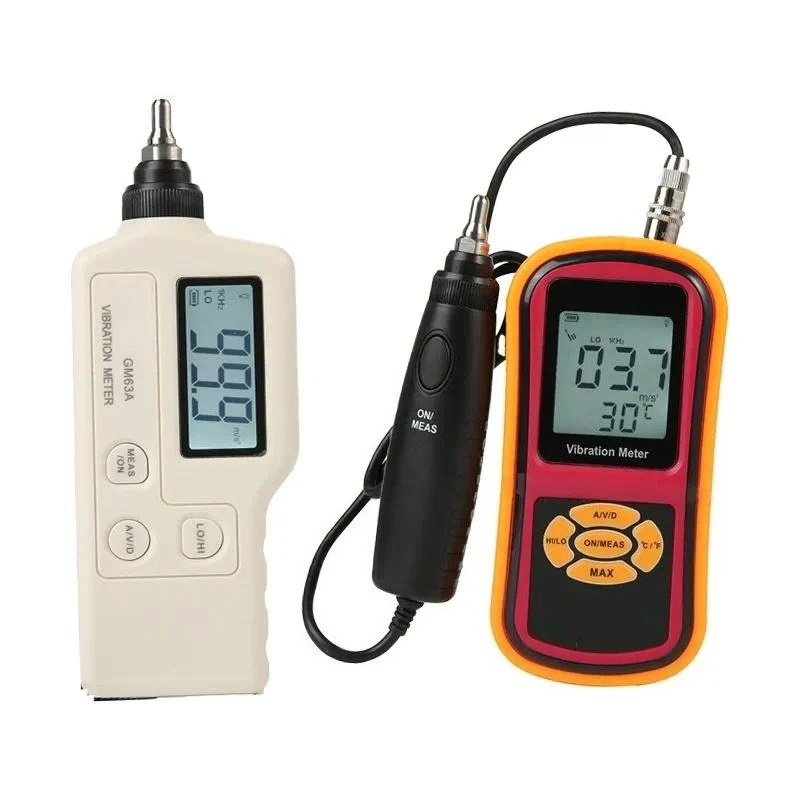 Portable Vibration Meter High Precision Handheld Vibration Detector Split Type GM63A Industrial Machinery Maintenance Testing