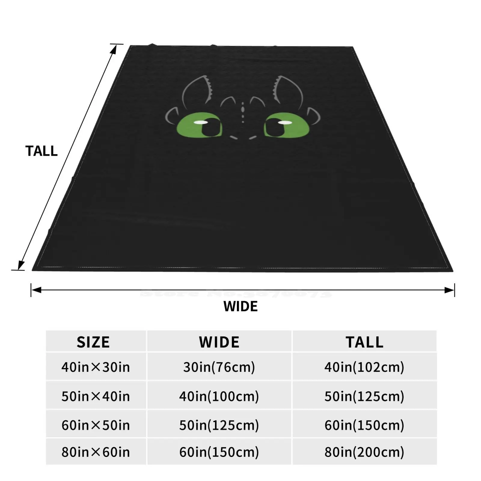 Cute Fury Latest Super Soft Warm Light Thin Blanket Night Fury Cute Fury Httyd Httyd Httyd Dark Film Movie Driving Drive Riding