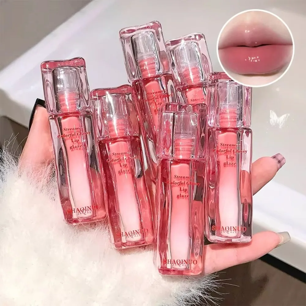 Liquid Water Gloss Mirror Lip Glaze Non-staining Long-lasting Moisturizing Shimmering Water-Gloss Lip Gloss Brightening