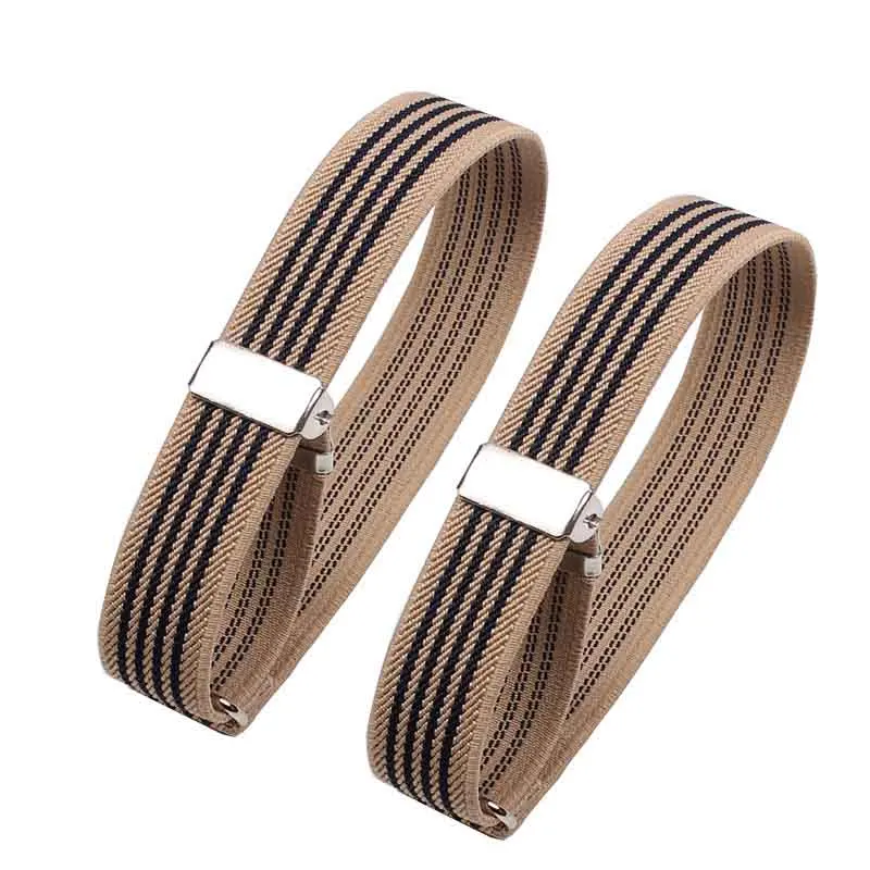 Brazalete elástico de 2CM para hombre y mujer, banda ajustable para el brazo, accesorios de ropa para fiesta y boda, Unisex, 1 par