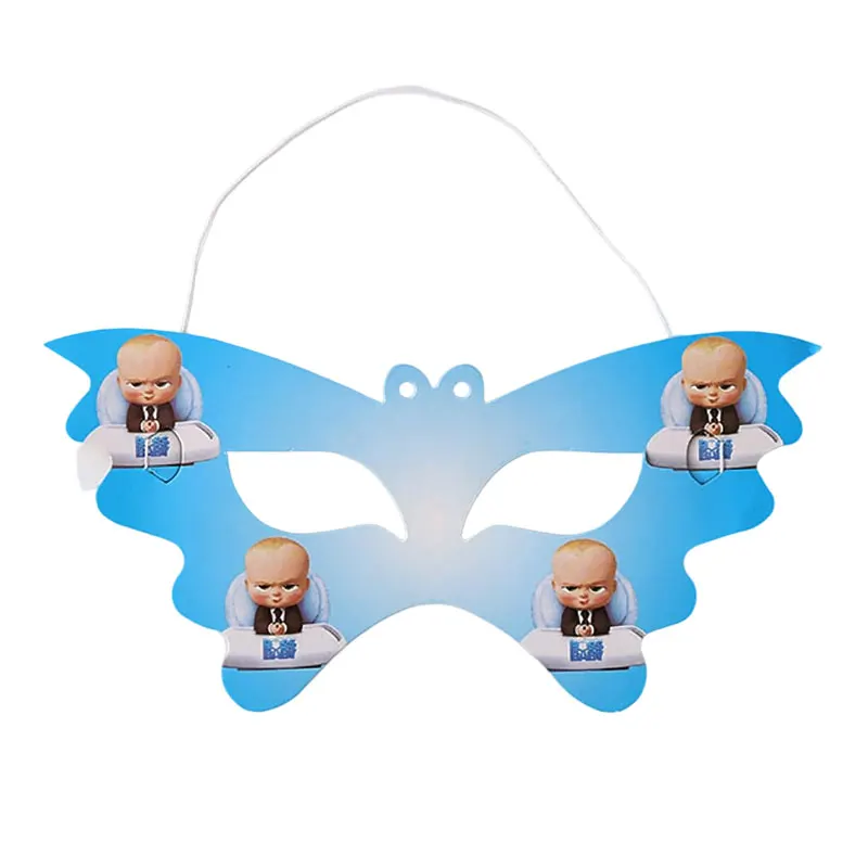 Blaues Little Executive Baby B-BOSSED Duschparty-Dekorationsset mit Einwegteller, Bechern, Servietten, Banner und Ballons für Geburtstagsfeiern – Detail 14