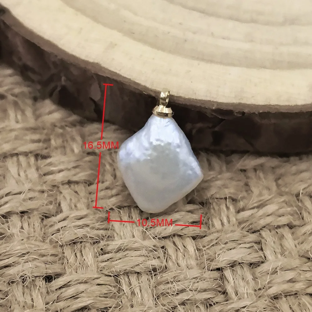 1PCS Natural Pearl Pendant Baroque Shaped Pearl Pendant DIY Jewelry Making Necklace Earrings Pearl Jewelry Accessories