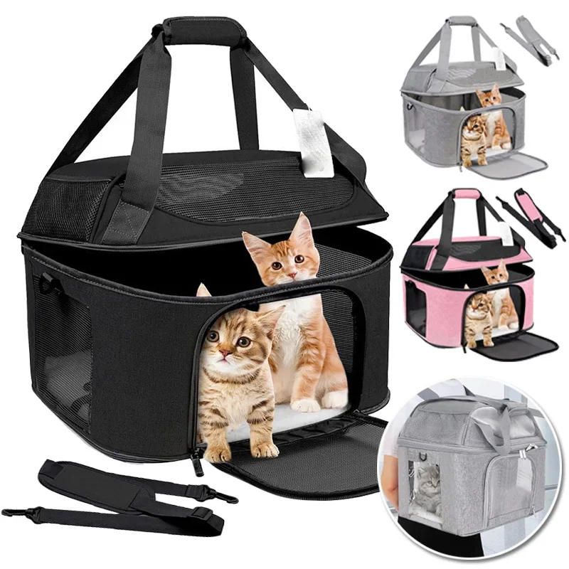 

Portable Dog Carrier Hand Bag Breathable Mesh Pet Puppy Travel Backpack Outdoor Shoulder Bag for Small Dogs Cats Chihuahua York