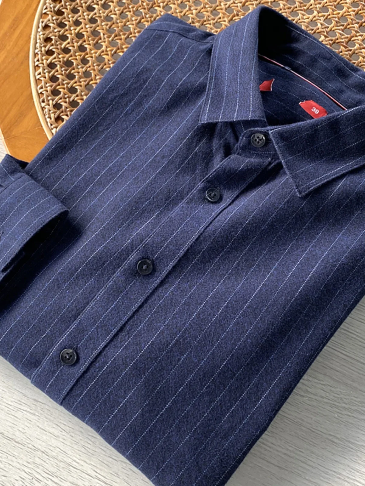 

Мужская повседневная длинная све irt, осенняя универсальная цветная тканая полосатая подставка для поездок на работу, подходит для Busin Casual irt