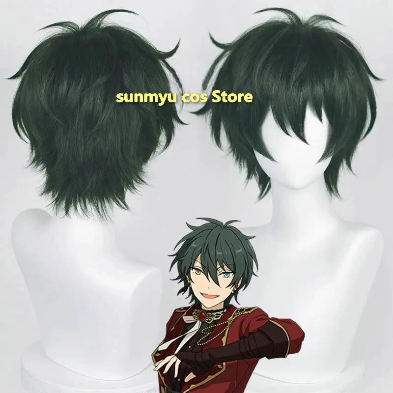 

Ensemble Stars valkyrie kagehira mika Cosplay Wig Dark green hair