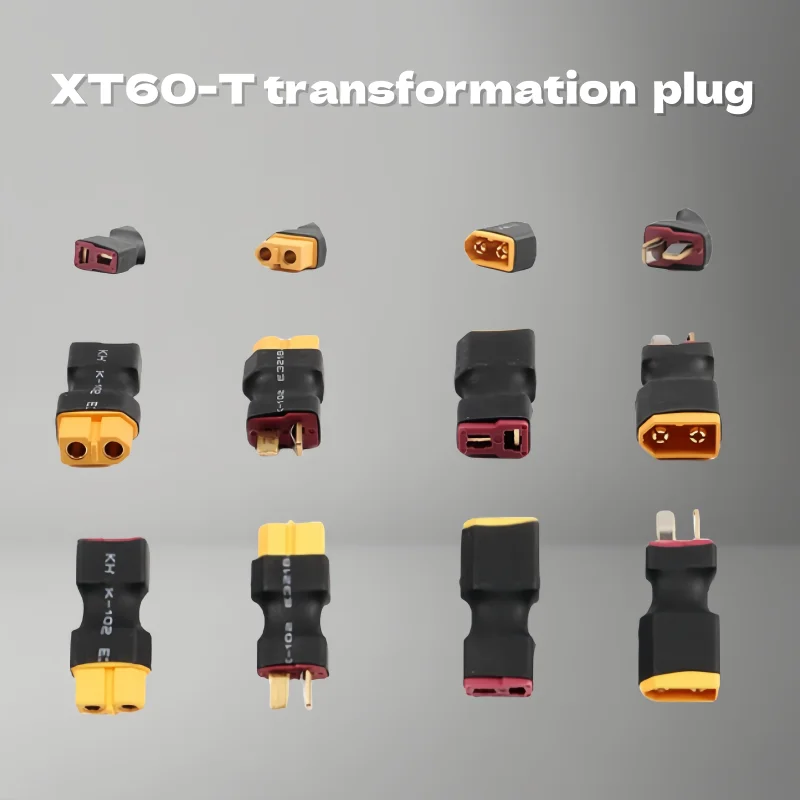 

1/5 шт. адаптер T-образной вилки к адаптеру XT60, для зарядного устройства двигателя аккумулятора дрона, адаптер ESC, розетка