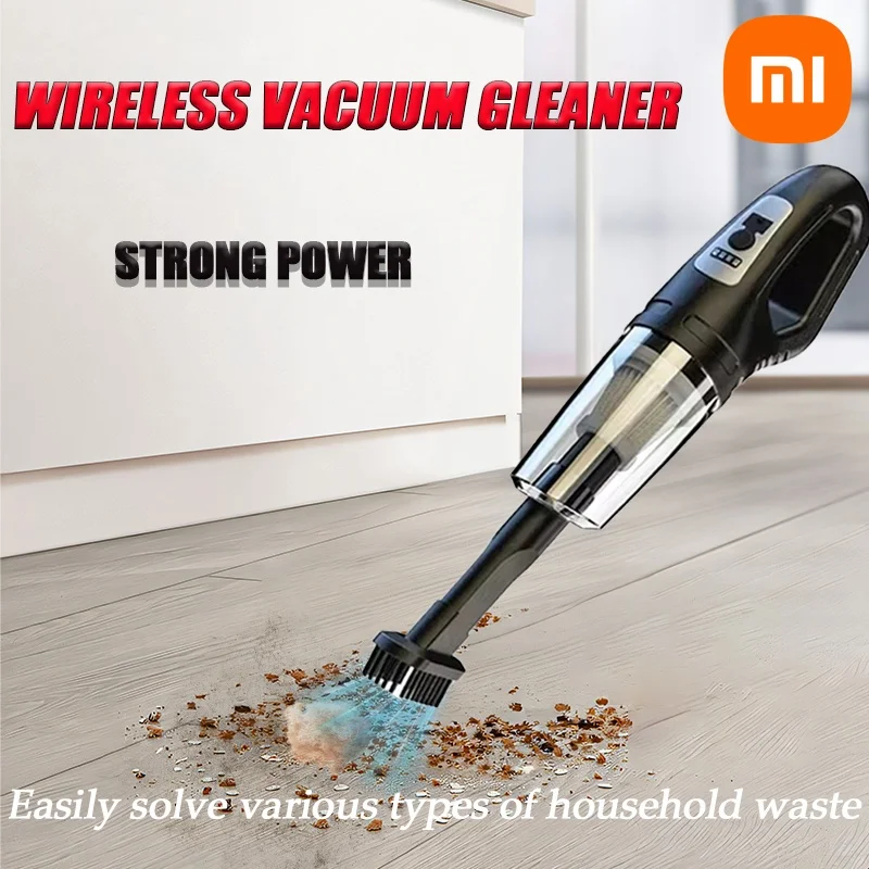 Xiaomi 120w Car Vacuum Cleaner Usb Charging Handheld Cordless Vacuum Cleaner Powerful Suction For Auto/home/office/pet Hair